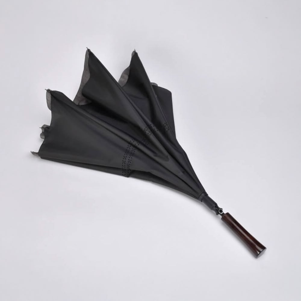 cigars and cars group Wood Inverted Umbrella